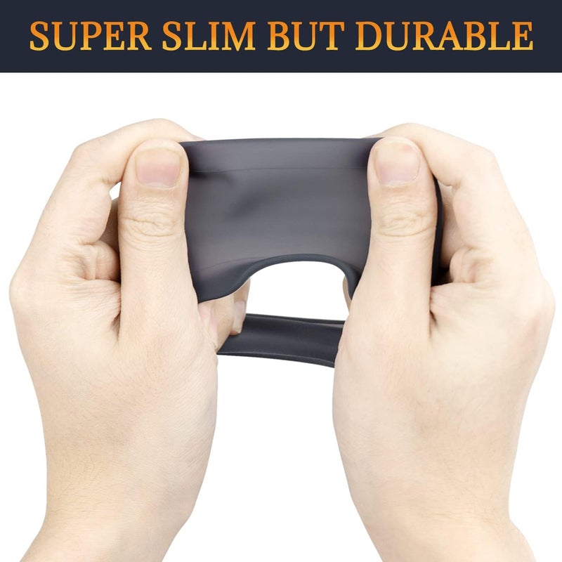 SoloWIT Sweat Proof Silicone Ear Cover for AirPods Max, Comfortable Fit for Gym Exercise, Easy to Clean, No Sound Quality Loss - Navy Blue - Image 5